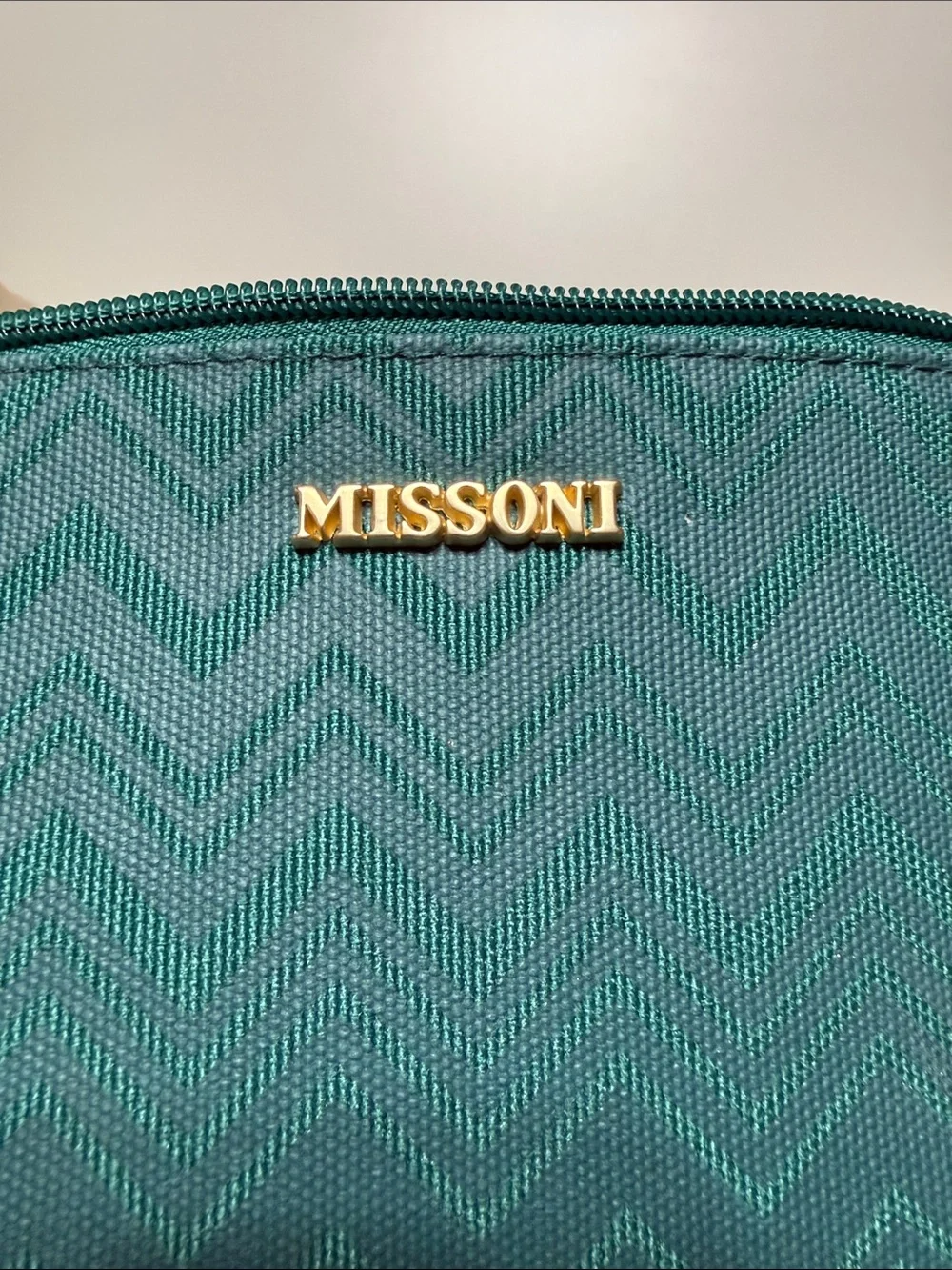 Missoni for Delta One First Class Navy Zigzag Cosmetic/Travel Pouch or Bag Empty